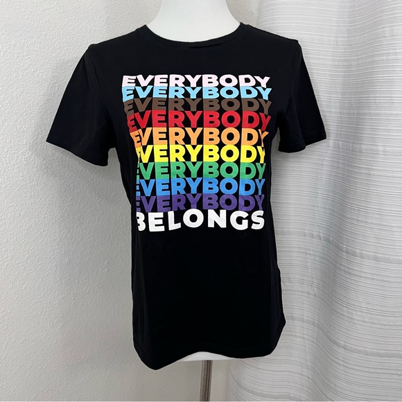 FABKIDS Everybody Black T-shirt Size XXL / 18 - Picture 1 of 8